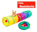 Túnel Dobrável para Gatos em Nylon – Patinha Feliz®