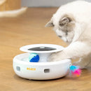 Brinquedo Inteligente 2 em 1 para Gatos - Patinha Feliz®