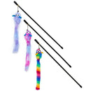 Brinquedo Varinha com Pluma Rainbow - Patinha Feliz®