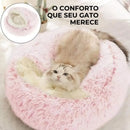 Cama Ninho de Pelúcia para Gatos - Patinha Feliz®