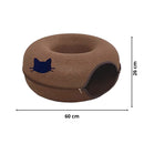 Cama Túnel Donut para Gatos – Patinha Feliz®