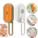 Escova Elétrica a Vapor 3 em 1 para Cães e Gatos - Patinha Feliz®