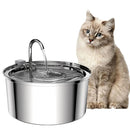 Fonte de Água Inteligente em Aço Inox para Gatos - Patinha Feliz®