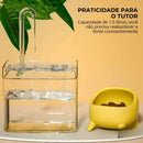 Fonte de Água Silenciosa com Filtro para Gatos - Patinha Feliz®