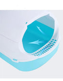 Caixa de Areia para Gatos Semi-Fechada – Patinha Feliz®