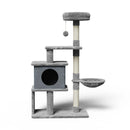 Árvore para Gatos 136cm com Rede e Postes de Sisal - Patinha Feliz®