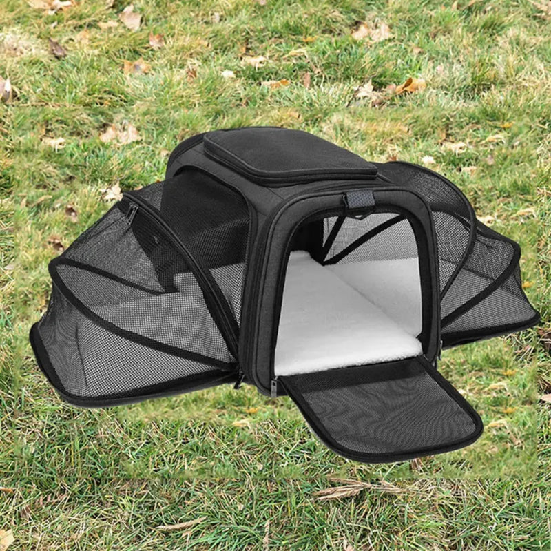 Bolsa de Transporte Dobrável para Gatos - Patinha Feliz®