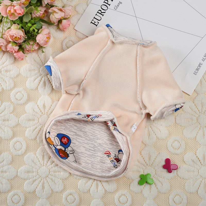 Casaco Estampado de Fibra – Patinha Feliz®