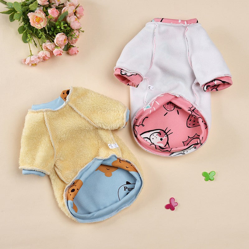 Casaco Estampado de Fibra – Patinha Feliz®