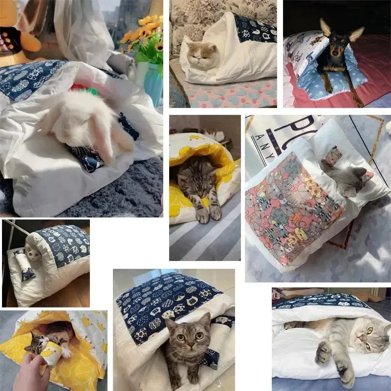 Cama Kawaii com Tampa Removível – Patinha Feliz®