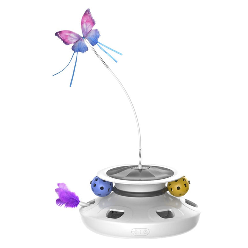 Brinquedo Inteligente com Pena para Gatos – Patinha Feliz®