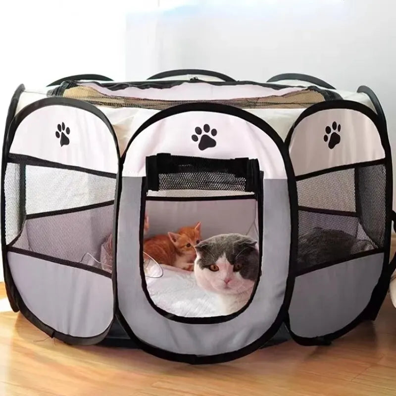 Barraca Dobrável Portátil para Gatos - Patinha Feliz®