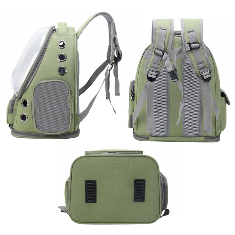 Bolsa Mochila Transparente para Gatos - Patinha Feliz®