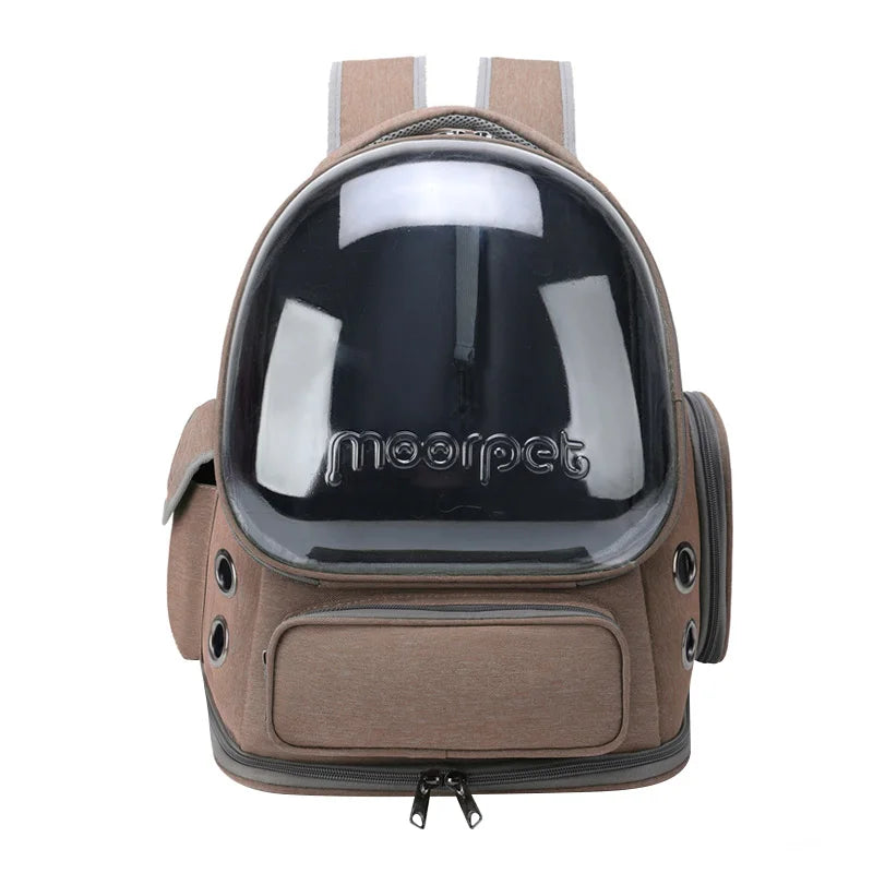 Bolsa Mochila Transparente para Gatos - Patinha Feliz®
