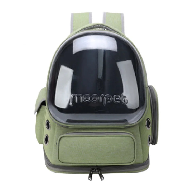 Bolsa Mochila Transparente para Gatos - Patinha Feliz®