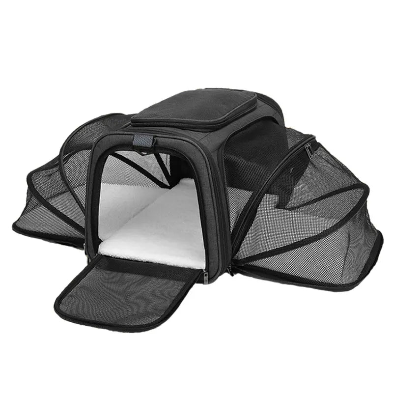 Bolsa de Transporte Dobrável para Gatos - Patinha Feliz®