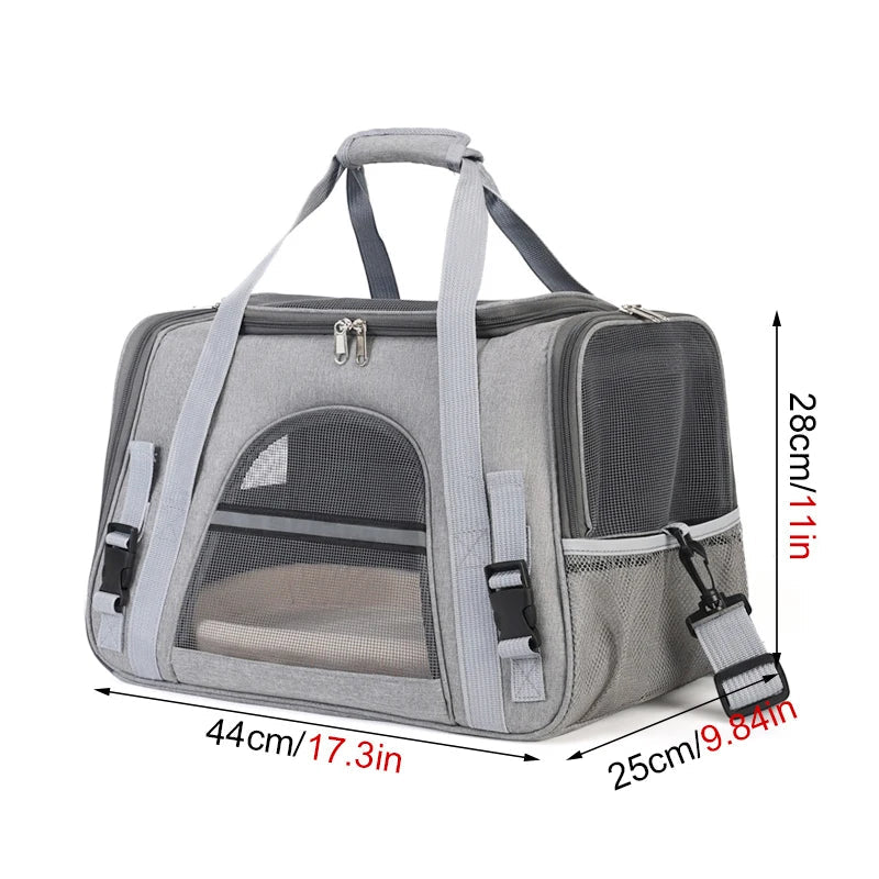 Bolsa de Transporte para Gatos - Patinha Feliz®
