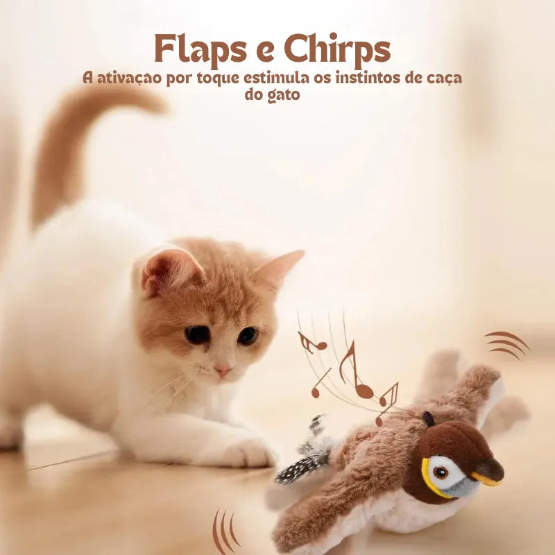 Brinquedo Interativo Pardal Dançante para Gatos - Patinha Feliz®