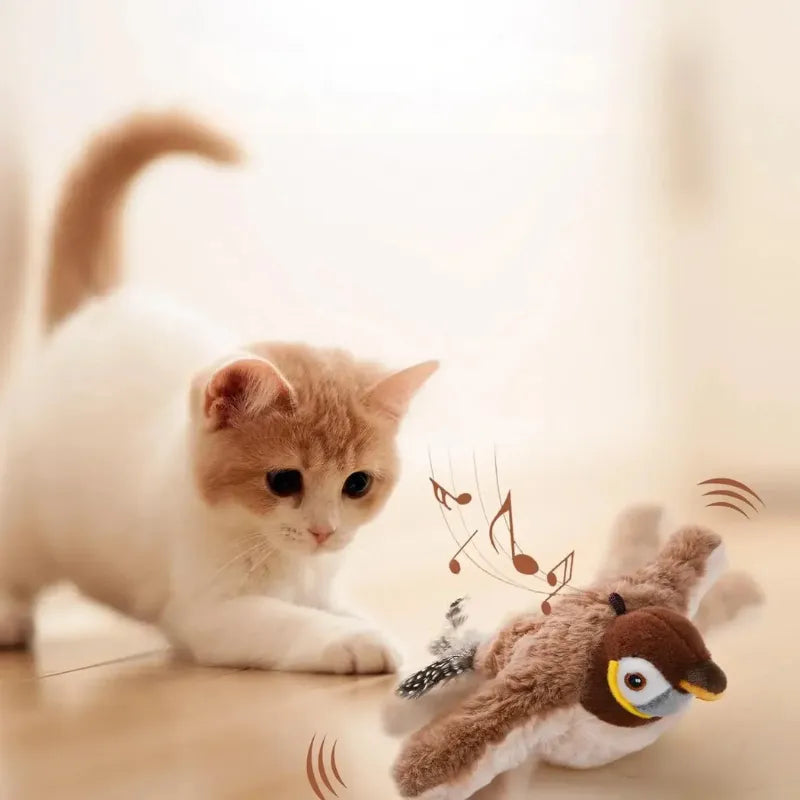 Brinquedo Interativo Pardal Dançante para Gatos - Patinha Feliz®