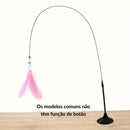 Brinquedo Interativo com Pena e Sino para Gatos - Patinha Feliz®