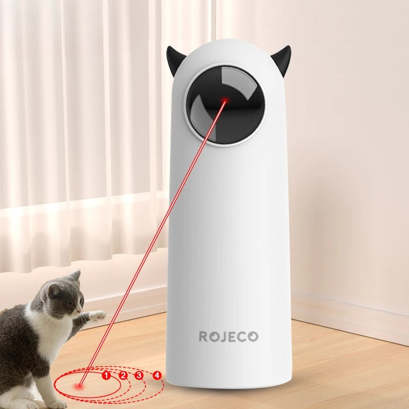 Brinquedo Laser Automático para Gatos - Patinha Feliz®