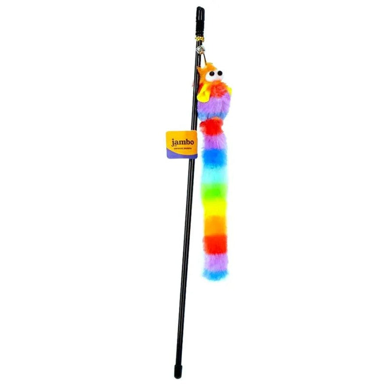 Brinquedo Varinha com Pluma Rainbow - Patinha Feliz®