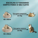 Cama Ninho de Pelúcia para Gatos - Patinha Feliz®