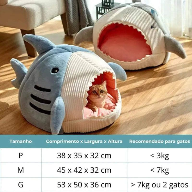 Cama de Gato Tubarão - Patinha Feliz®