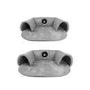 Cama Macia de Velo Coral para Gatos - Patinha Feliz®