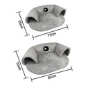 Cama Macia de Velo Coral para Gatos - Patinha Feliz®