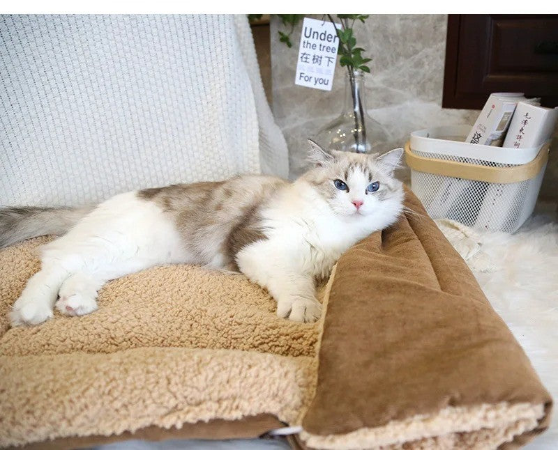 Cama Quentinha de inverno estilo fronha - Patinha Feliz®