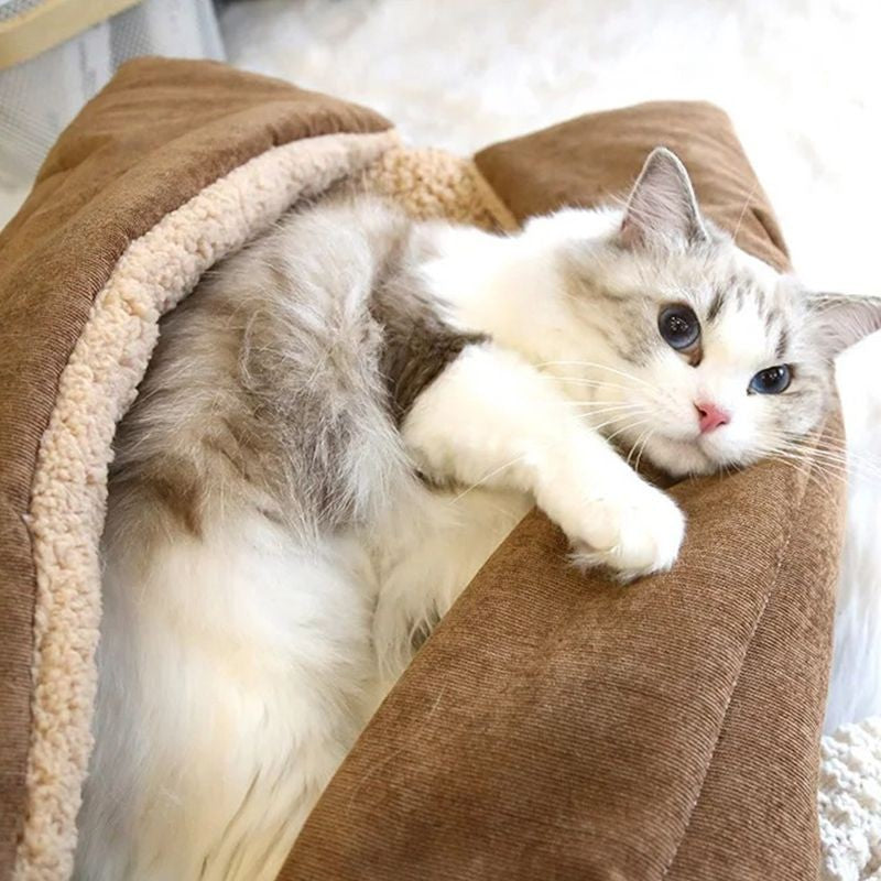 Cama Quentinha de inverno estilo fronha - Patinha Feliz®
