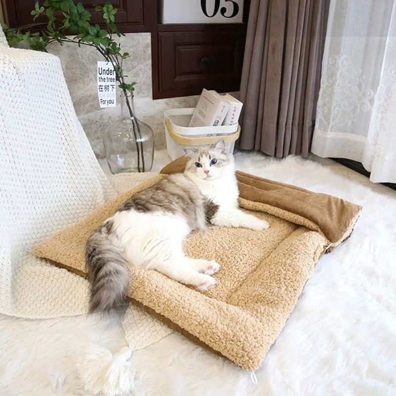 Cama Quentinha de inverno estilo fronha - Patinha Feliz®