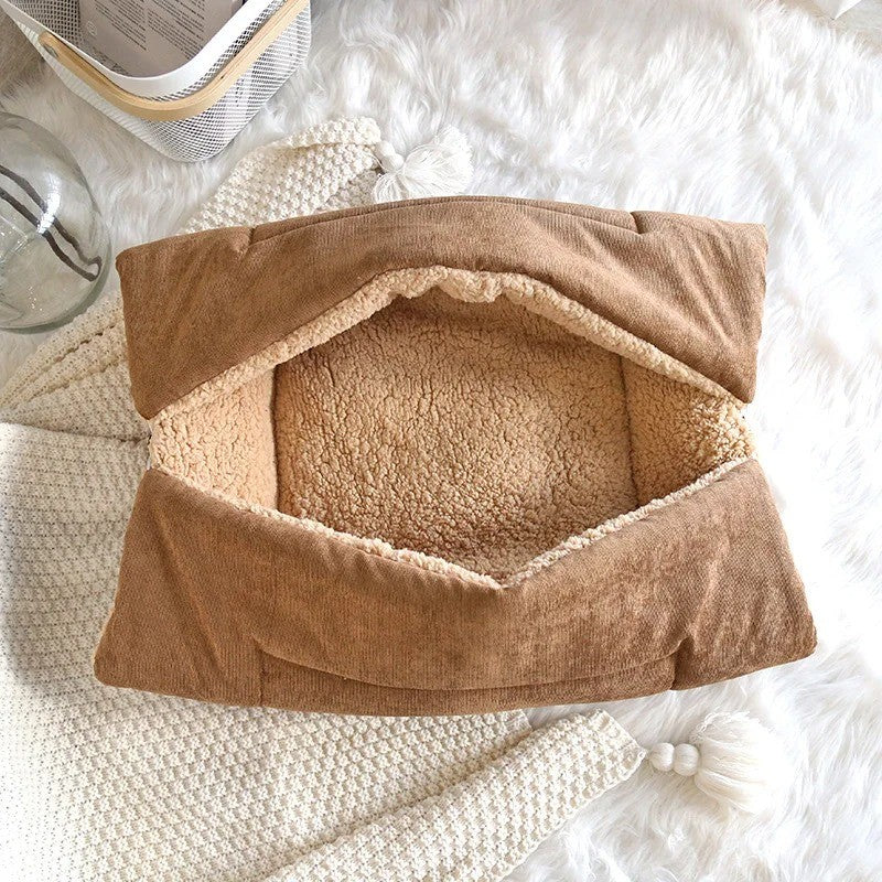 Cama Quentinha de inverno estilo fronha - Patinha Feliz®