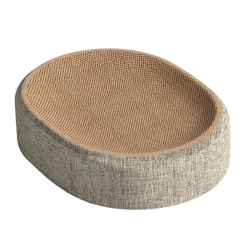 Cama com design côncavo e superfície de sisal - Patinha Feliz®