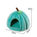 Cama de Pelúcia Formato abobora para Gatos - Patinha Feliz®