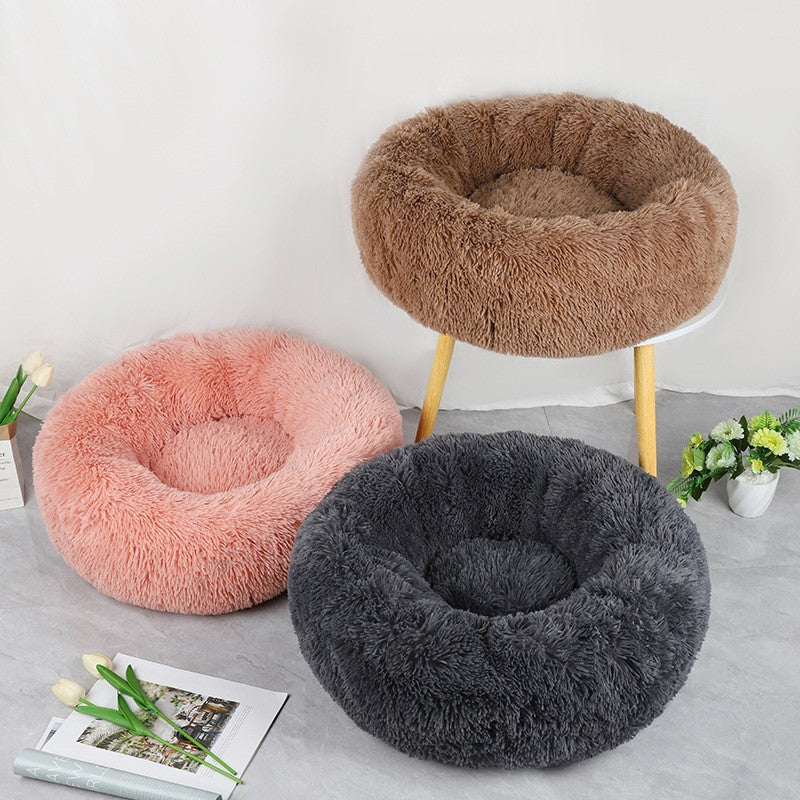 Cama de pelúcia ultra macia ideal para o inverno - Patinha Feliz®