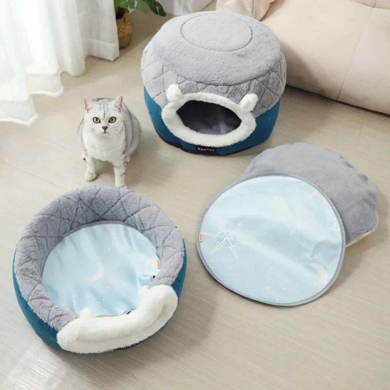 Casa Toca Fechada para Gatos - Patinha Feliz®