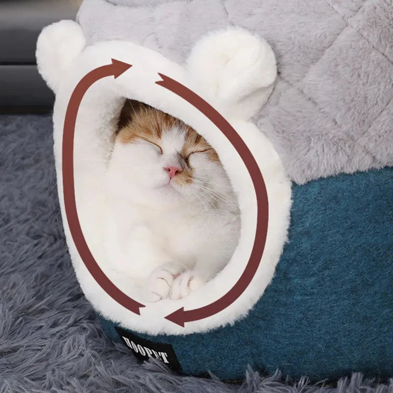Casa Toca Fechada para Gatos - Patinha Feliz®