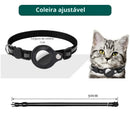 Coleira para Gatos com Suporte para AirTag - Patinha Feliz®