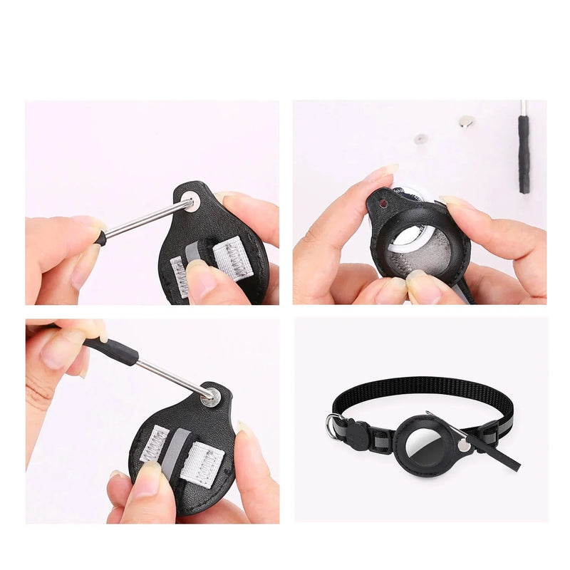 Coleira para Gatos com Suporte para AirTag - Patinha Feliz®