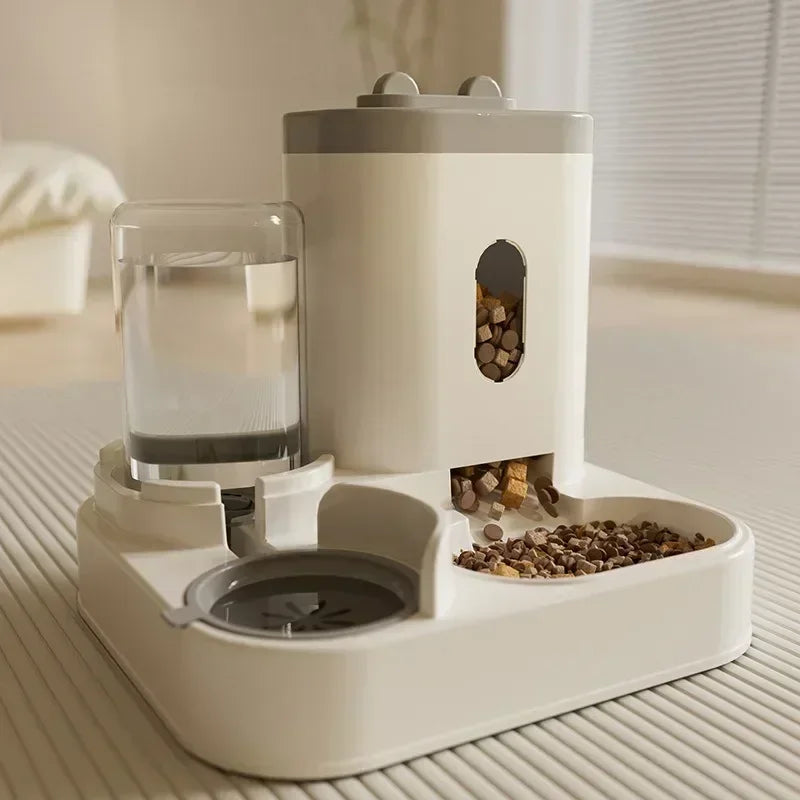Comedouro e Bebedouro Automático para Gatos - Patinha Feliz®