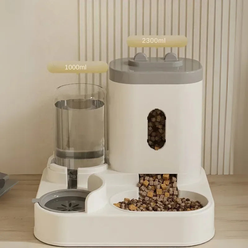 Comedouro e Bebedouro Automático para Gatos - Patinha Feliz®
