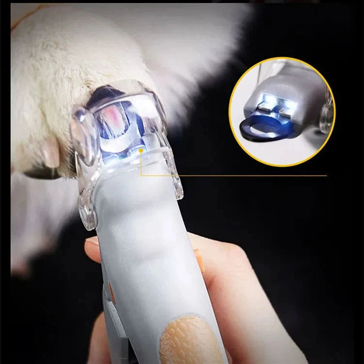 Cortador de Unhas com Luz LED para Gatos - Patinha Feliz®