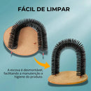 Escova Arranhador em Arco para Gatos - Patinha Feliz®