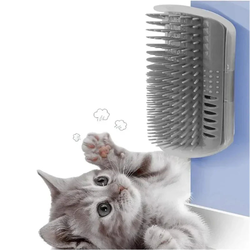 Escova de Canto com Catnip para Gatos - Patinha Feliz®