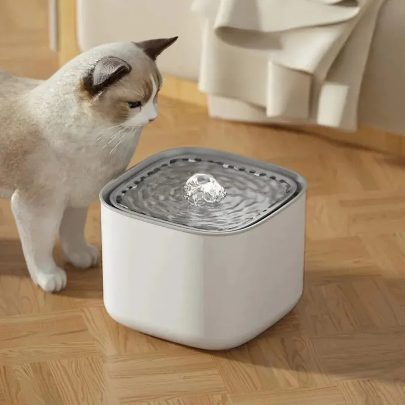 Fonte de Água Automática com Filtro para Gatos - Patinha Feliz®