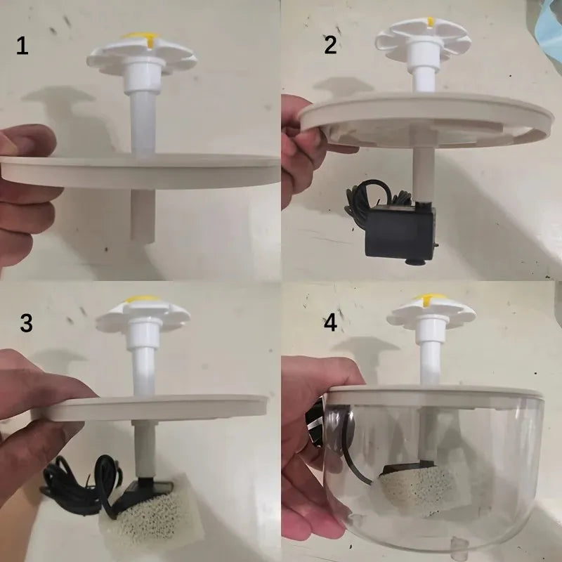 Fonte de Água Elétrica para Gatos - Patinha Feliz®