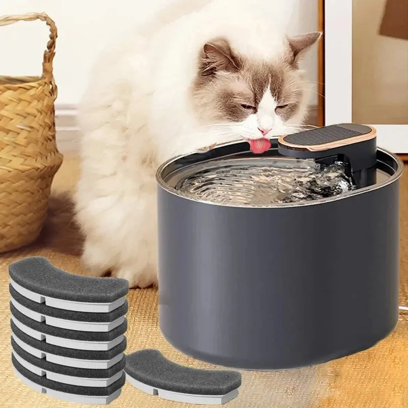 Fonte de Água Inteligente com Sensor para Gatos - Patinha Feliz®