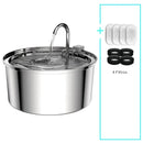 Fonte de Água Inteligente em Aço Inox para Gatos - Patinha Feliz®